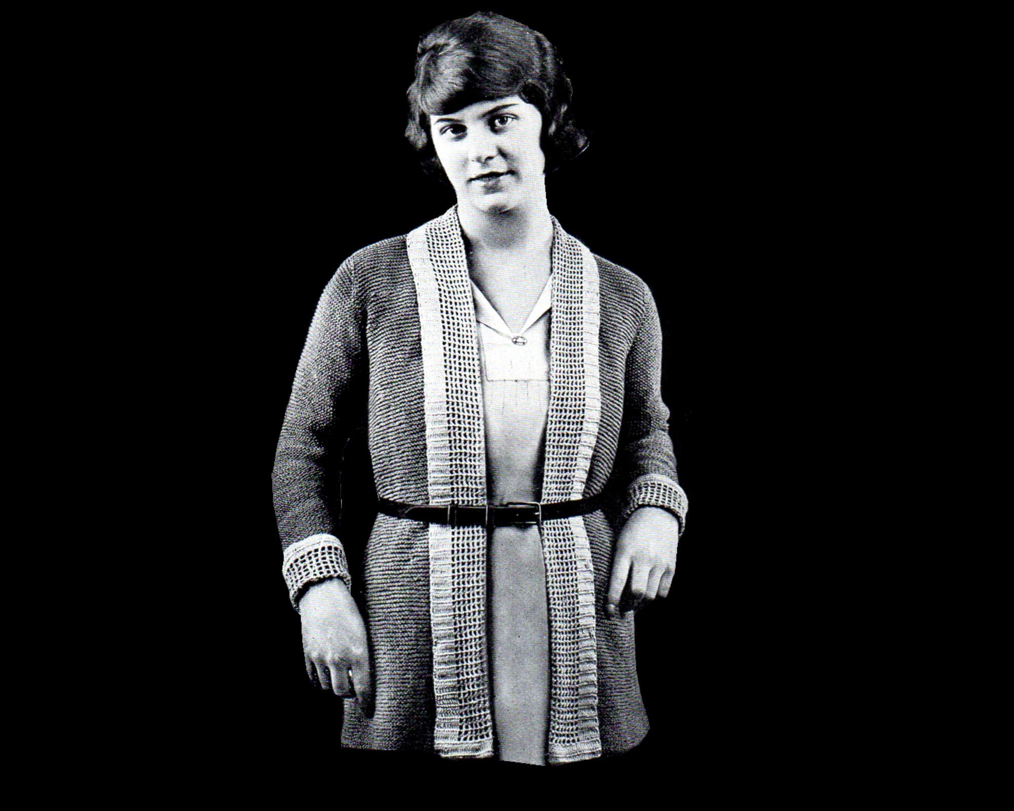 36 Vintage Crochet Patterns: Timeless Designs, Heirloom Details, and Easy Gift Ideas 18 Antique 1920s Pattern for Knit and Crochet Sweater/ Open