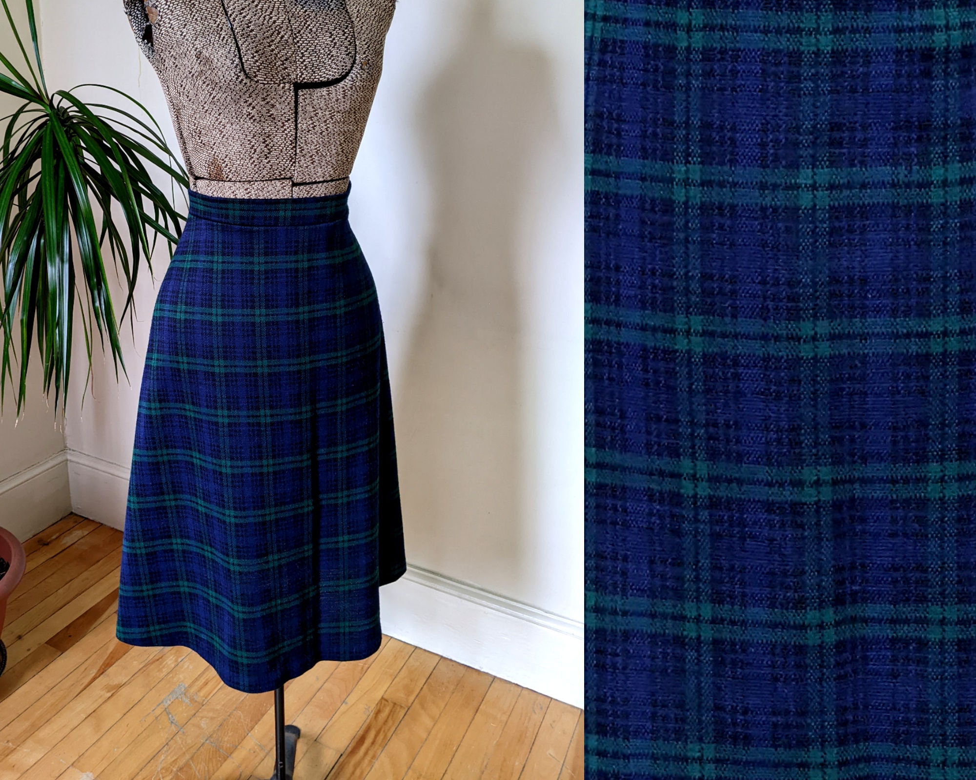 Knee length pleated tartan skirt crossword clue discount