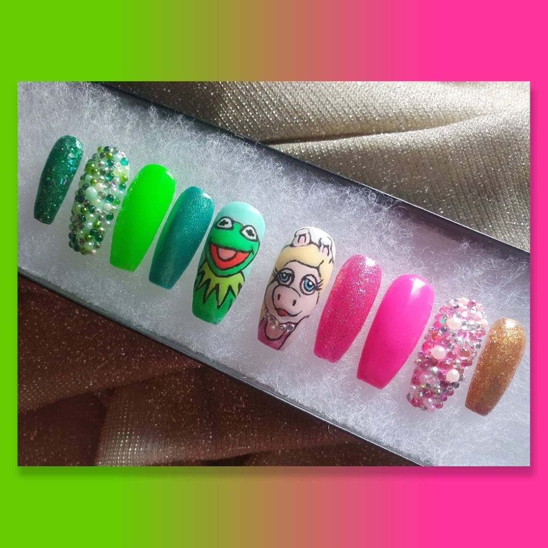 Cartoon Nail Art - Etsy Cartoon Nail Art - Etsy