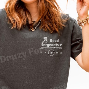 Chemise Dead Sergeants, livrable sous licence Drive Kate Stewart, chemise The Bittersweet Symphony Duo, t-shirt Reid Crowne