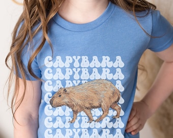 Capybara Shirt Kids Capybara Gift Capybara T Shirt For Girls Animal Lover Capybara Lover Gift Capybara Toddler Shirt, Capybara youth Shirt