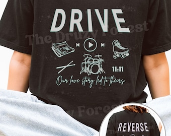 Drive Kate Stewart, Reverse Kate Stewart, Drive and Reverse Shirt, Licensed Kate Stewart Book Merch, The Bittersweet Symphony Book Series