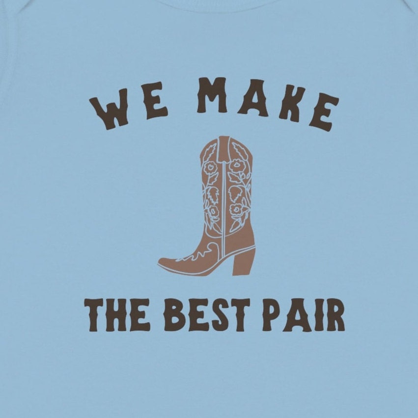 Baby Girl Best Friends Bodysuit Cowgirl Best Friends Baby Besties Twin