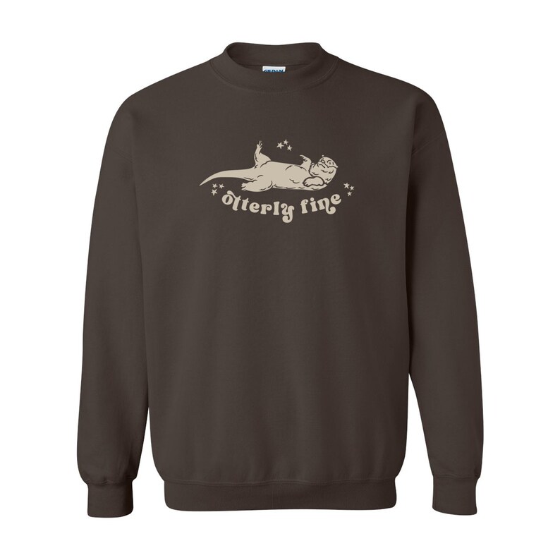 Sudadera de nutria, regalos de nutria marina Suéter de nutria Animales marinos Camiseta de nutria de río Camiseta de animal del océano Sudadera playera de niña con granola salada Dark Chocolate