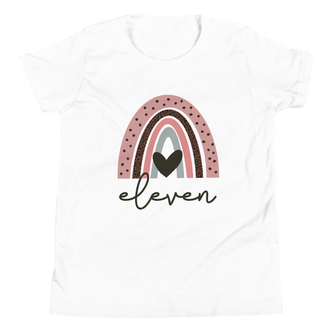 11th Birthday Shirt, Eleven Rainbow Tee, 11 Shirt, Eleven Shirt