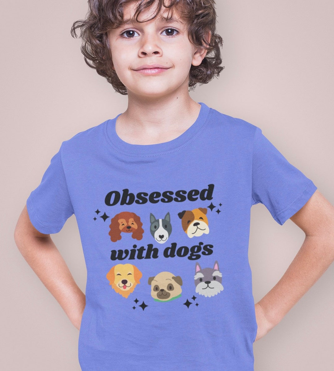 Dog Tee, Kids Dog Shirt, Dog Shirt for Girls, Toddler Dog Shirt, Dog