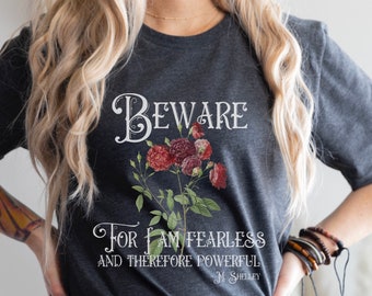 Dark Academia Shirt Feminist Shirt Mary Shelley Quote Goth Shirt Gothic Bookish Shirt Dark Cottagecore Shirt Literary Clothes Literary Gift
