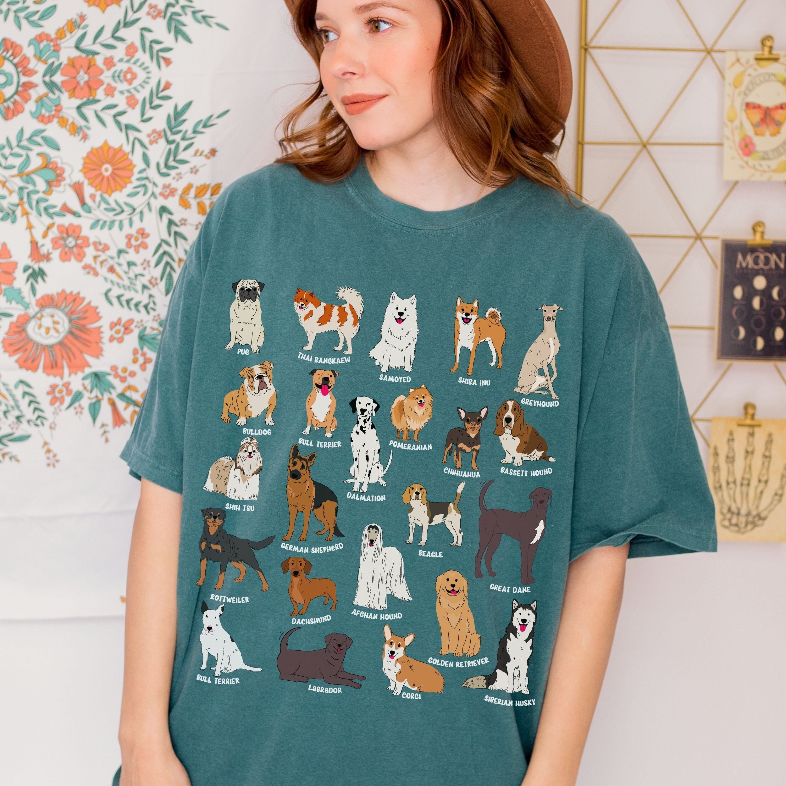 Dog Breed Tshirt Etsy Canada