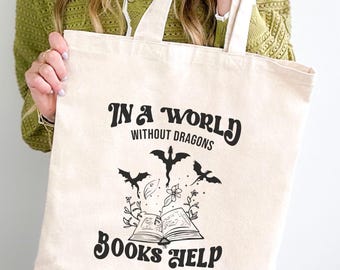 Bolsa de mano con forma de dragón, bolsa de mano para lectores de romance y fantasía, regalos de dragón, artículos de Romantasy, regalo para lectores, bolsa para amantes de los libros, cosas para amantes de los libros, regalo para amantes de los libros