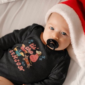 Tis The Season Toddler Shirt, Toddler Christmas Shirt, Dog Christmas Shirt For Kids, Dogs In Sweaters, Dog Shirt For Girls