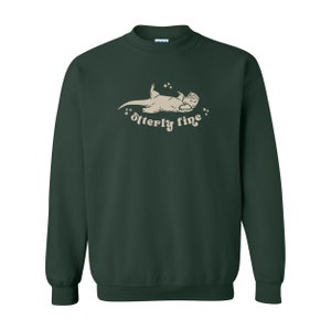 Sudadera de nutria, regalos de nutria marina Suéter de nutria Animales marinos Camiseta de nutria de río Camiseta de animal del océano Sudadera playera de niña con granola salada Forest