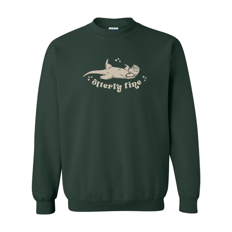Sudadera de nutria, regalos de nutria marina Suéter de nutria Animales marinos Camiseta de nutria de río Camiseta de animal del océano Sudadera playera de niña con granola salada Forest