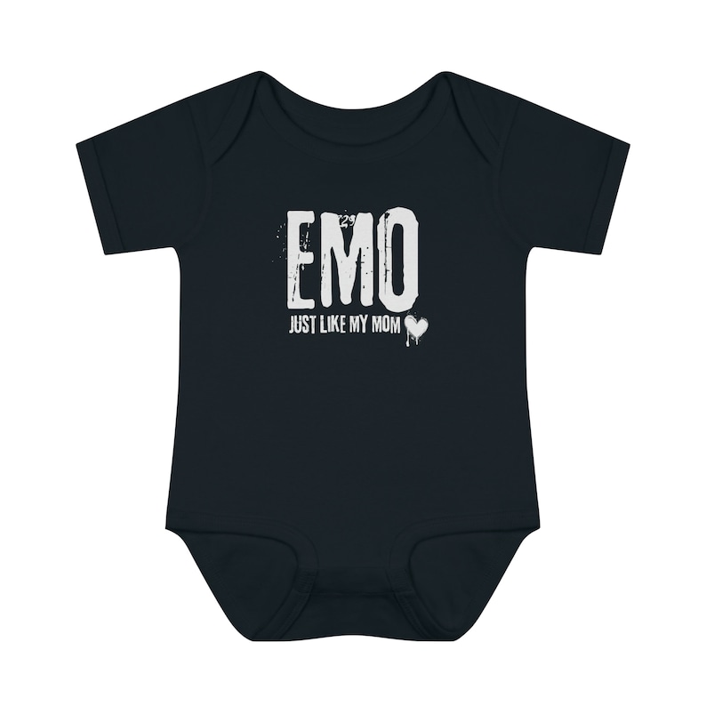 Emo Baby Clothes, Emo Aesthetic, Grunge Baby Bodysuit, Emo Like Mom