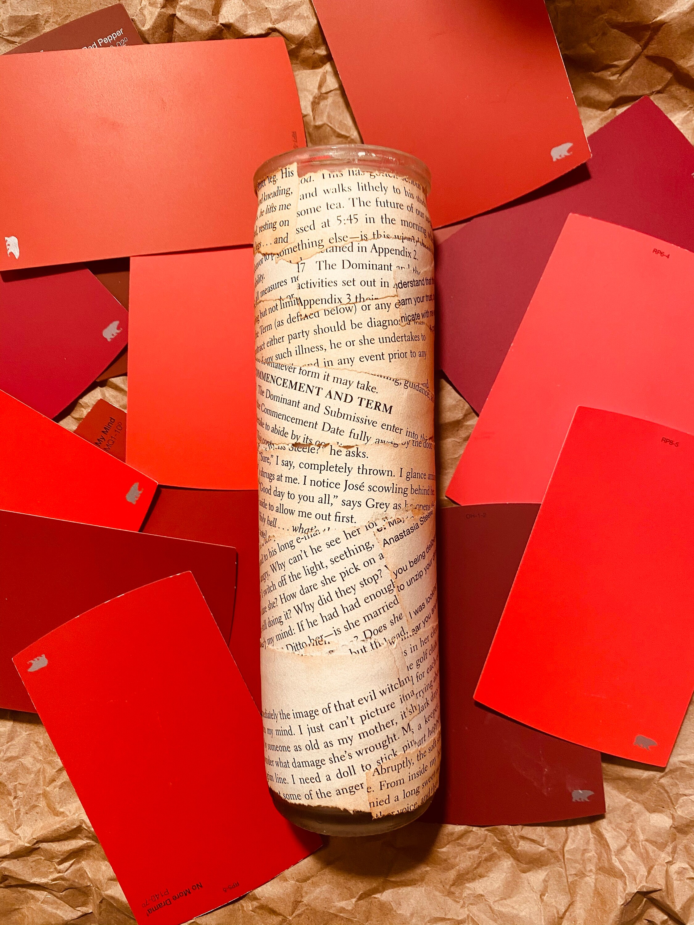 Fifty Shades Of Grey Inspired Book Candle Handmade Etsy Fifty Shades Of Grey Inspired Book Candle Handmade Etsy
