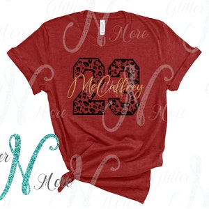 Digital: McCaffrey 23 Leopard San Francisco Fútbol SVG/PNG