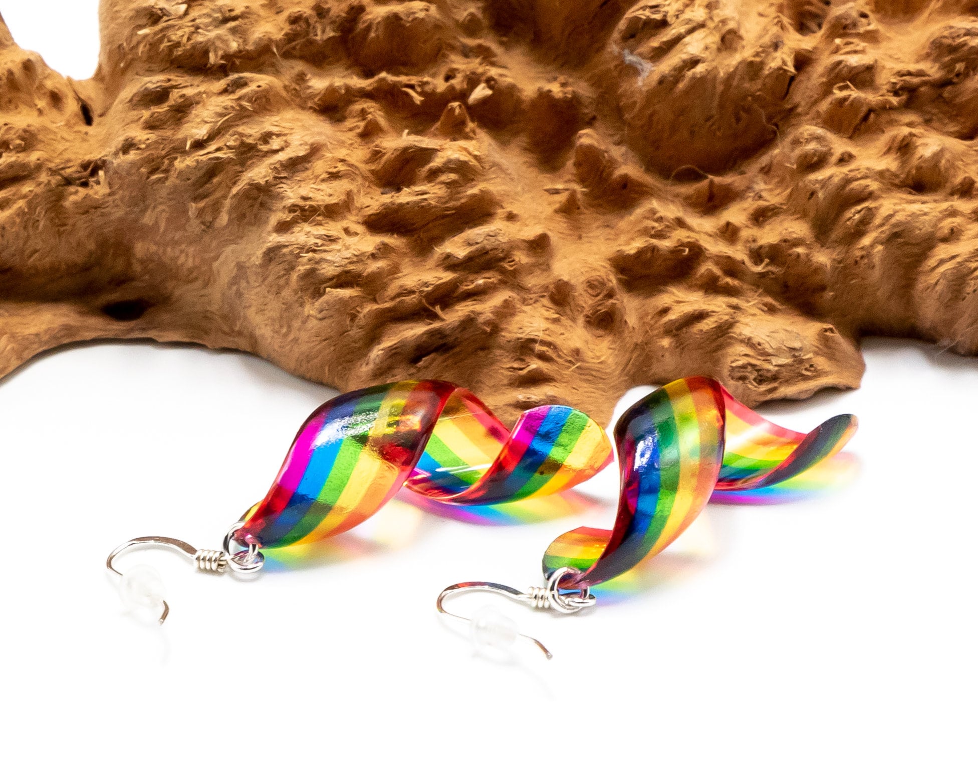 thumbnail image 2 of Jewelry Stainless Steel Fashion Rainbow Ear Stud Earring For Gay Lesbian Pride Cf11xgxuzi7 2 of 14
