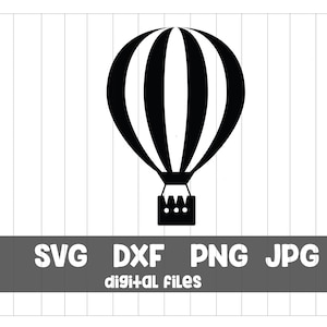 Hot air balloon svg balloon svg cut files images png hot air balloon cut file