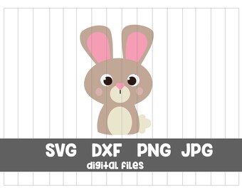 Bunny svg Arquivos de corte de coelho fofo imagem de clipart de coelho arquivos de corte de alta resolução para uso comercial