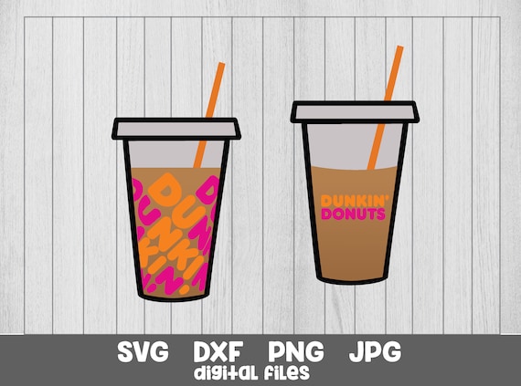 Download Dunkin Donuts Iced Coffee Svg