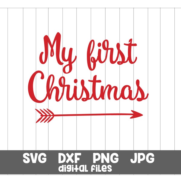 My first christmas svg Christmas svg first Christmas iron on transfer images digital commercial use