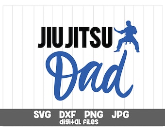 Jiu Jitsu Dad SVG: Arquivos de corte do esporte Taekwondo (download digital)