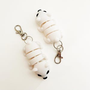 Articulated Polar Bear Fidget Toy & Keychain – Fun, Stress-Relief, and Portable 3D Printed