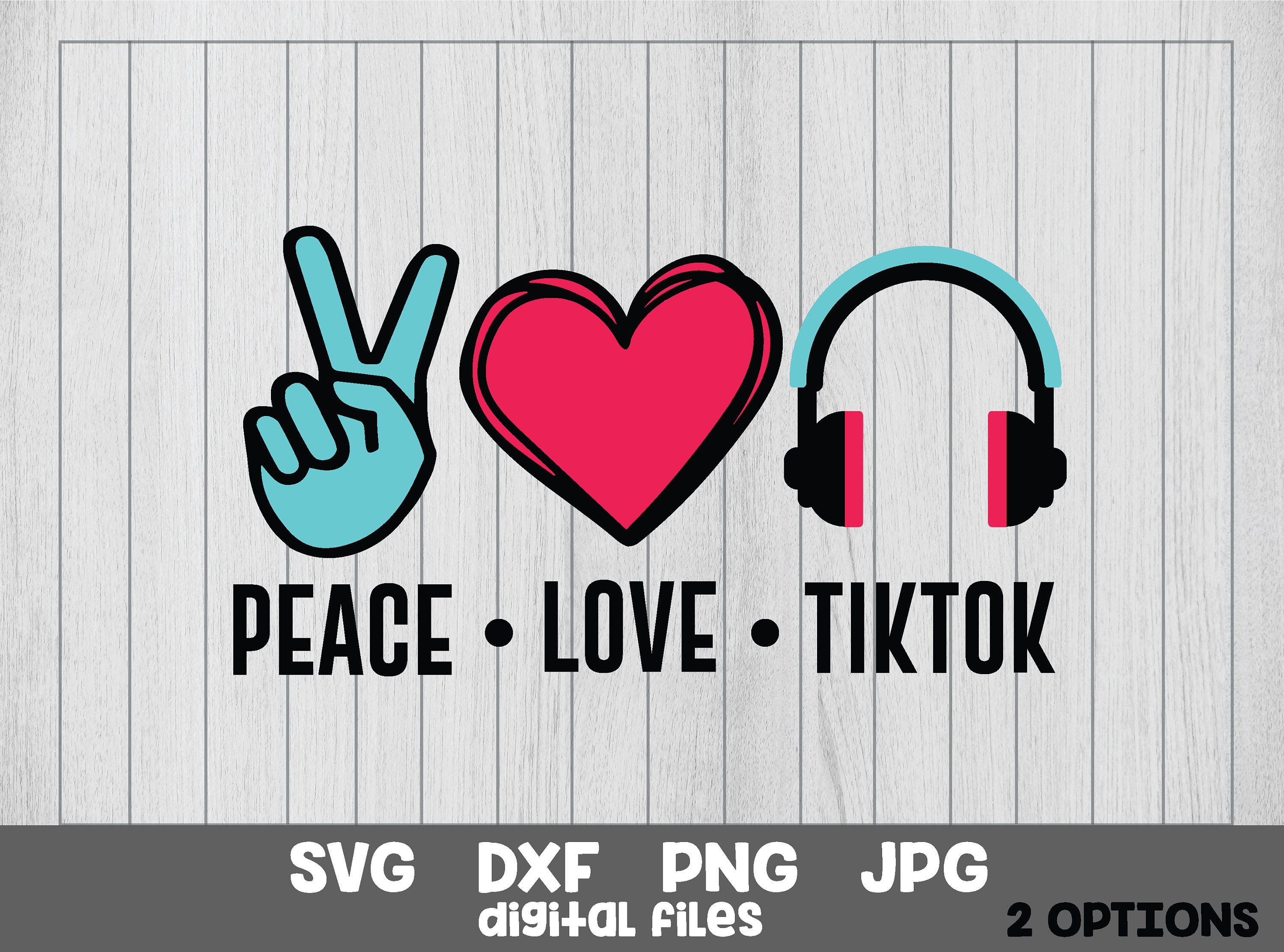 Free Free 92 Peace Love Tiktok Svg Free SVG PNG EPS DXF File