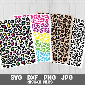 Leopard print pattern svg leopard print bundle, Leopard svg, leopard print cut files, leopard print backdrop, leopard print paper commercial