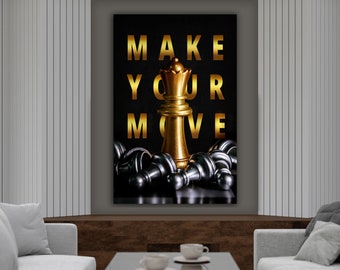 Wall Art: Make Your Move - Chess - Printable