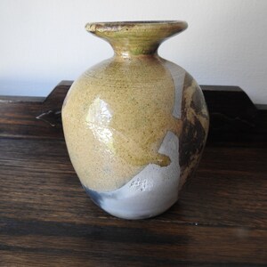 Raku Fired Bud Vase