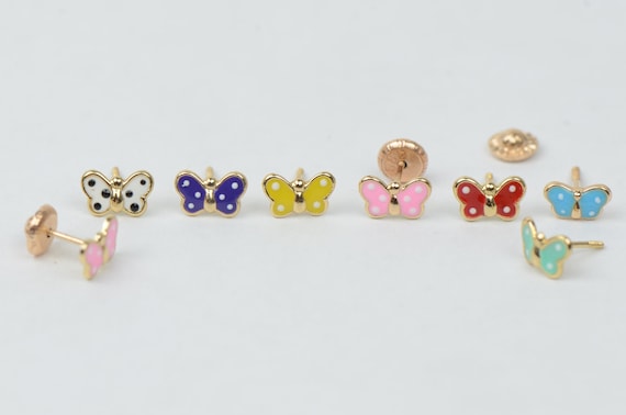 Screw back deals baby earrings