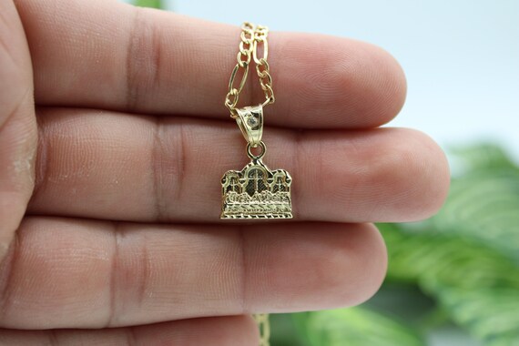 10k gold sale last supper pendant
