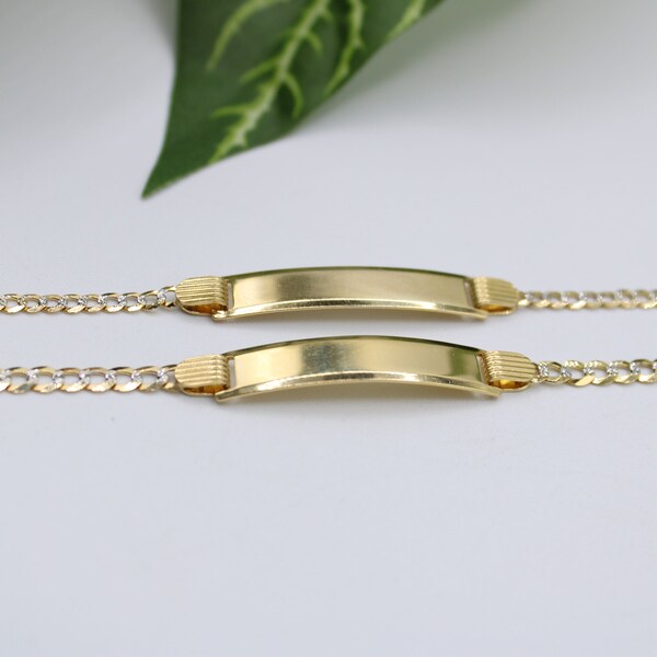 Cuban Link Id With Engraving Etsy