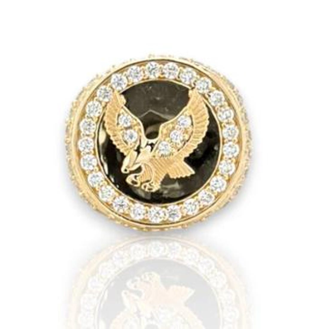 Eagle Ring - 14K Yellow Gold - Etsy