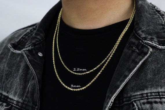 Rope Gold Chain (2.5mm)