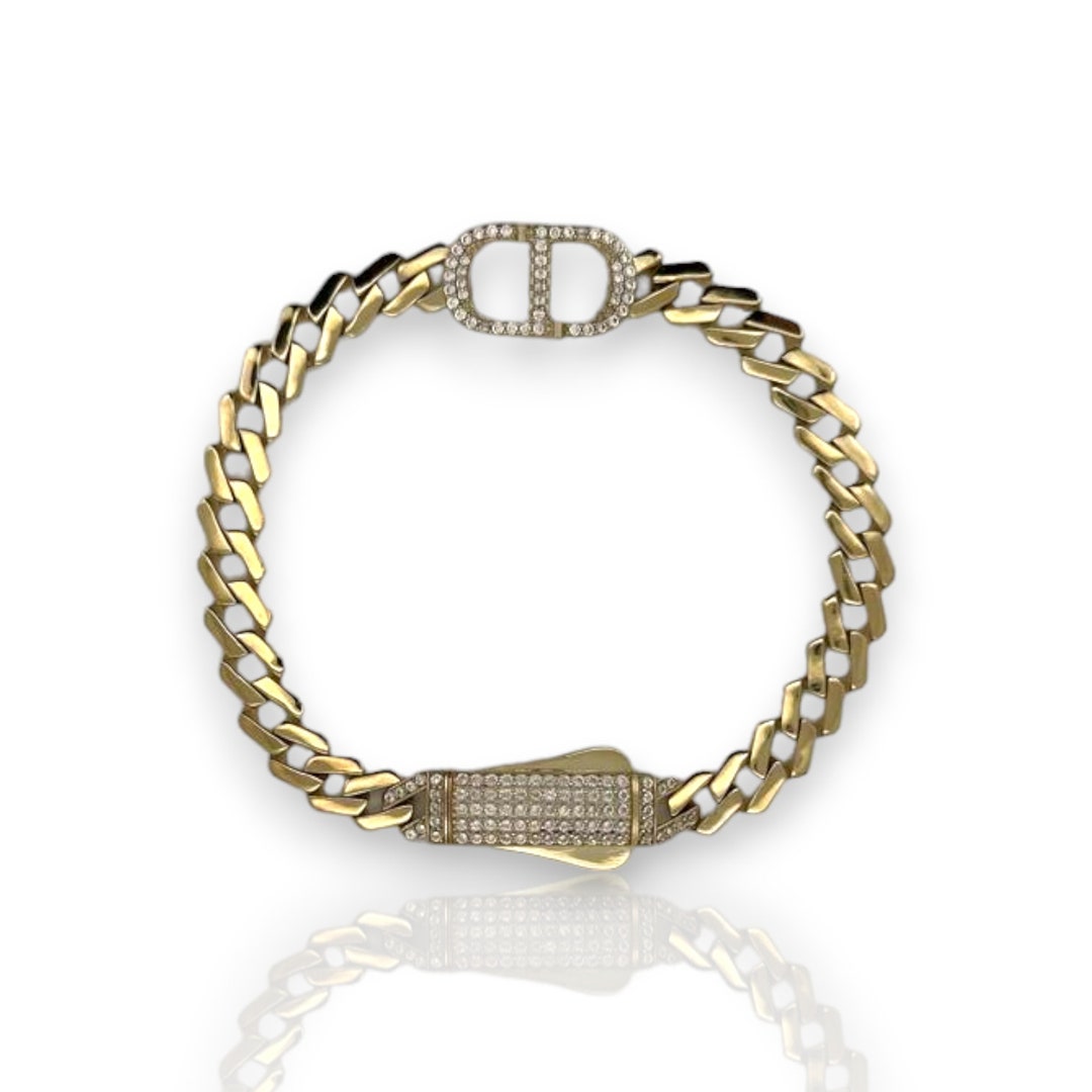 Micro Setting CZ Pave Chain Link Bracelet main image 1