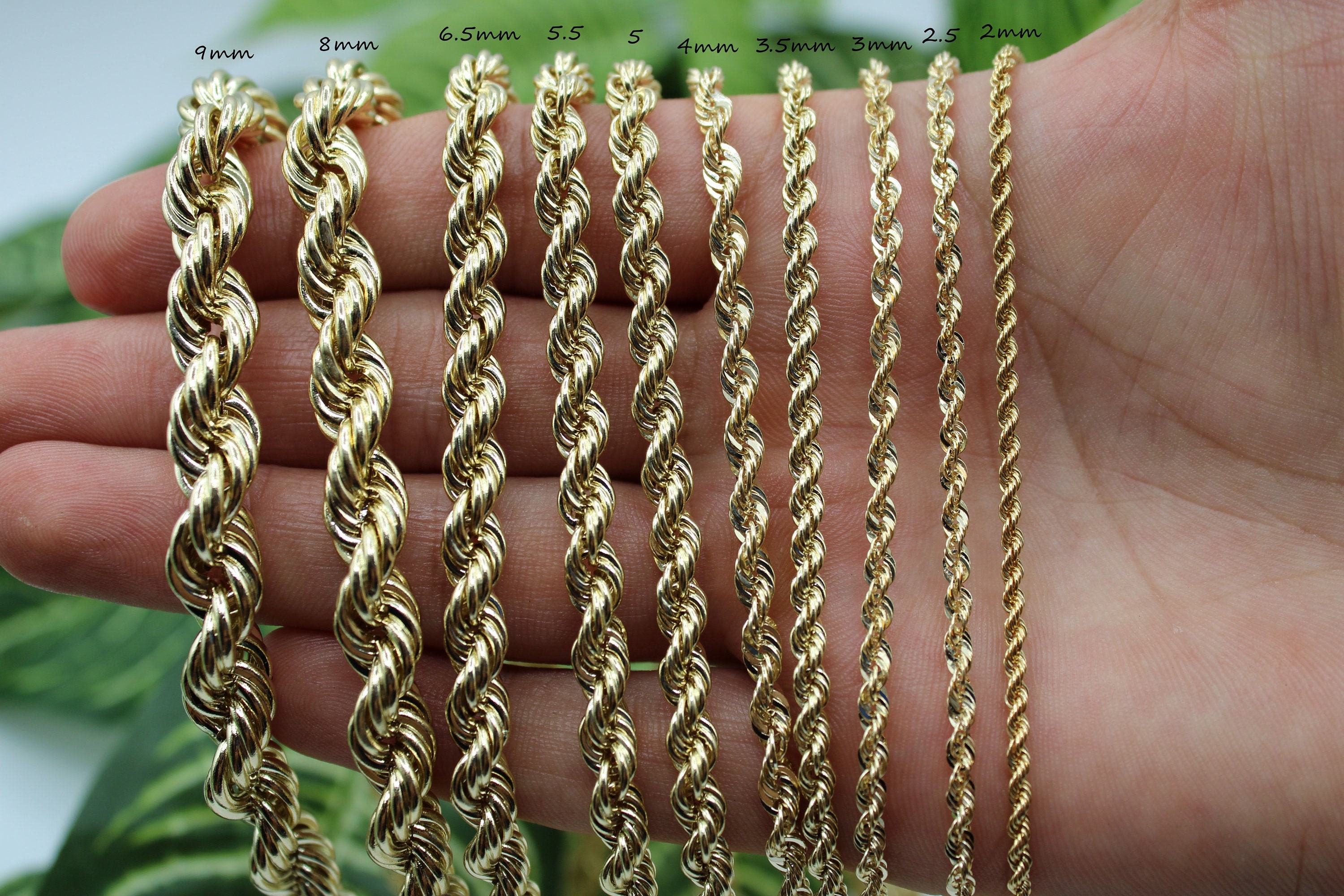 14K SOLID Gold Rope Chain Rope Necklace 2mm 2 5mm 3mm 3 5mm Etsy 14k-solid-gold-rope-chain-rope-necklace-2mm-2-5mm-3mm-3-5mm-etsy