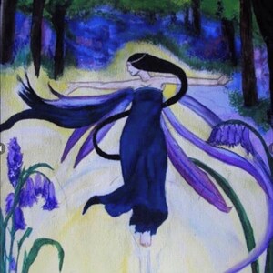 Lady of Spring Faerie Goddess Greeting Card