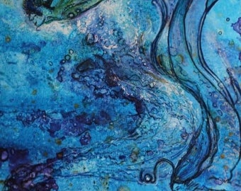 Water Birth Greeting Card