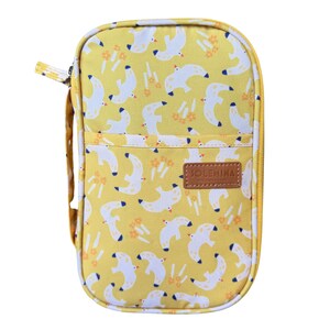 Winga - Impertex Capa para passaporte e porta-cartões, capa para passaporte, carteira de viagem multifuncional, carteira para passaporte, presente para viajantes.