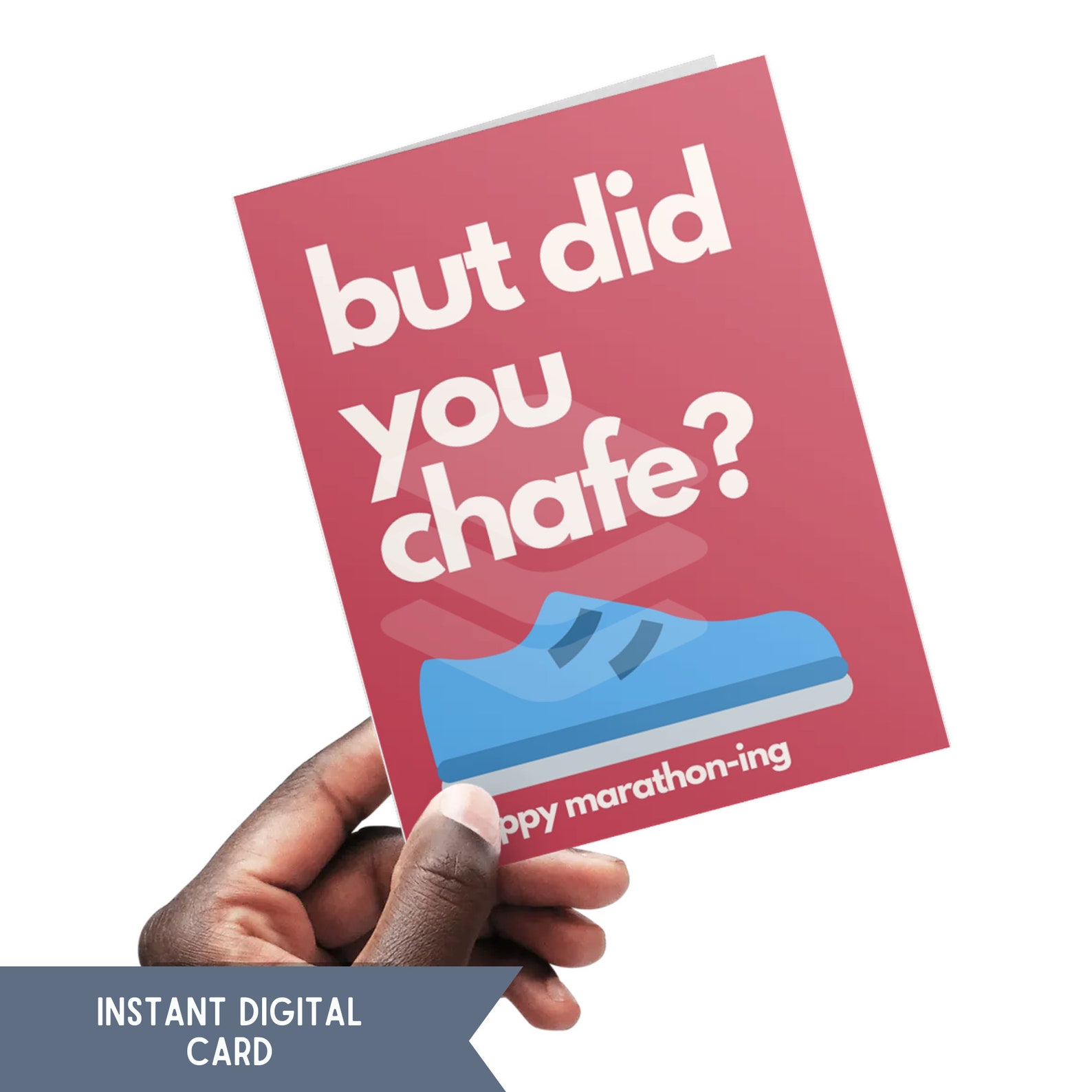 Printable Funny Runner Card Did You Chafe Instant Digital Etsy