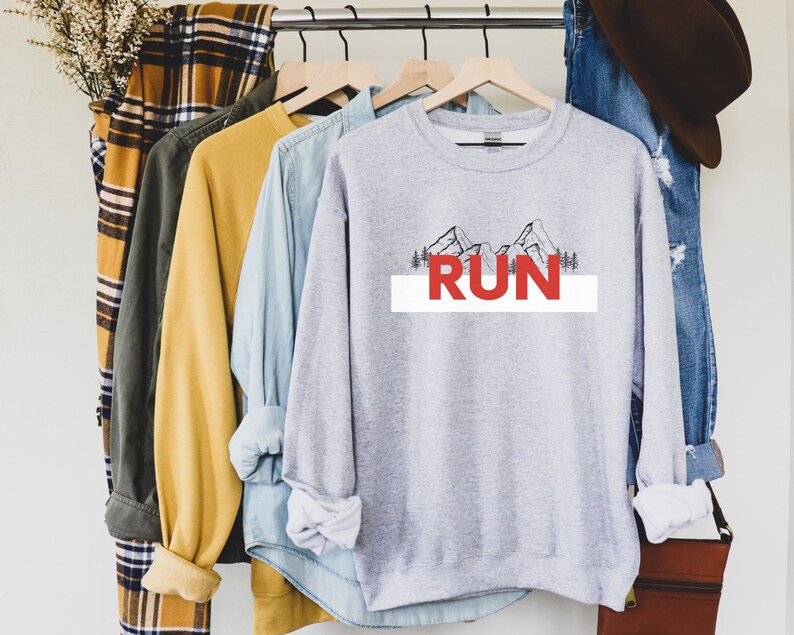 Running Sweatshirt Running Crew Neck Running Hoodie Jacket Etsy