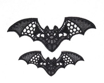 Gothic Lace Bat, Halloween Decoration, Flying Bat Charms