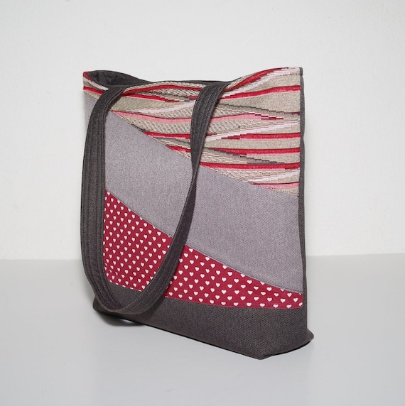 Handbags made of cloth hotsell