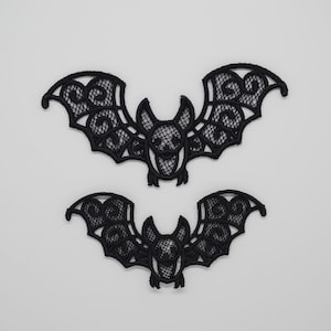 Spitze Fledermaus Anhänger: Gothic Halloween Ornamente