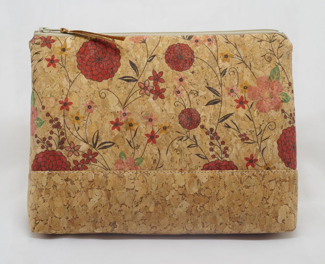 Cork Toiletry Bag, Cork Travel Bag, Make up Bag, Cosmetic Bag, Toiletry