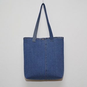 100% Recycling Bag, Medium Size Denim Bag, Patchwork Bag, Denim Bags ...