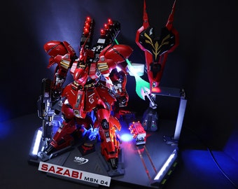 ¡El primer y más grande Sazabi 1/72 GSB del mundo con diorama!