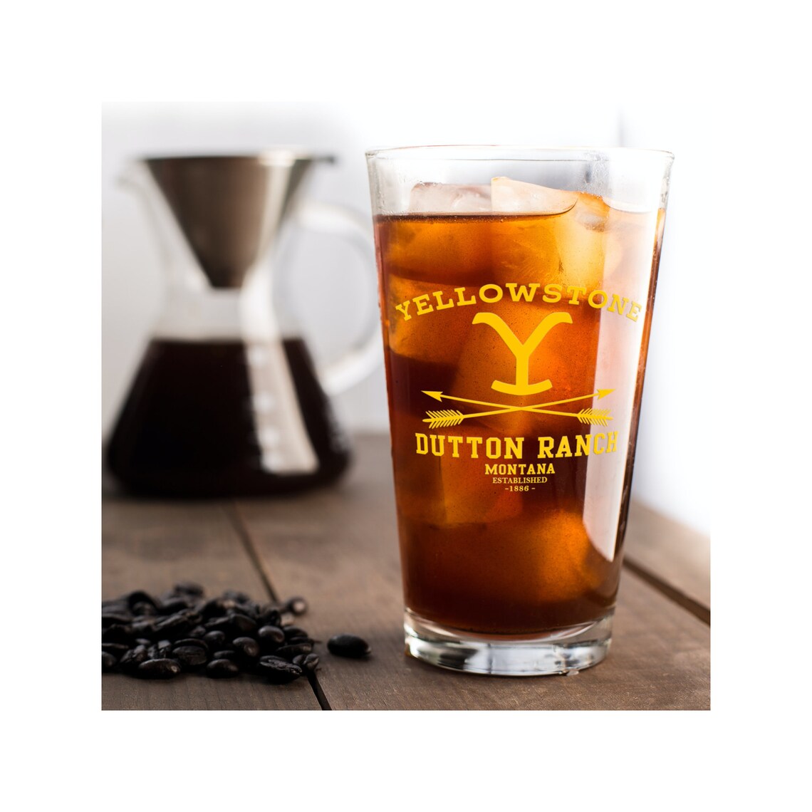 dutton ranch whiskey glasses