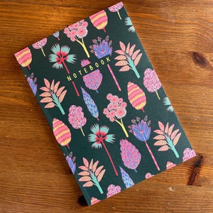 Tropical notebook Bullet Journal-A5 perfect bound notebook 60 pages. image 2